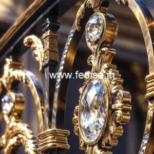Elegant Brass Crystal Designs for Homes CR-1269