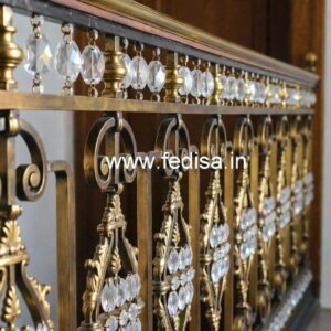 Classic Luxury Brass Crystal Railings CR-1276