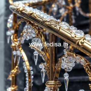 Premium Decorative Brass Crystal Railings CR-1290