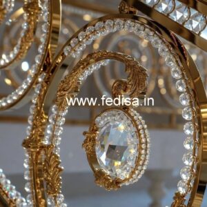 Luxury Handcrafted Brass Crystal Railings CR-1291