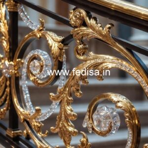 Classic Interior Brass Crystal Railings CR-1293