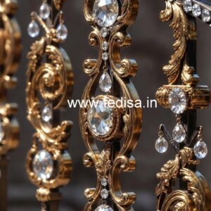 Premium Quality Crystal Brass Railings CR-1300
