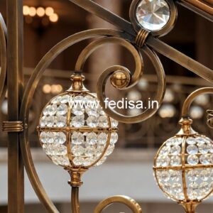 Artistic Home Brass Crystal Railings CR-1311
