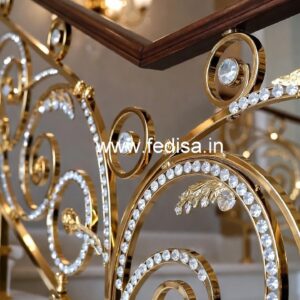 Brass Crystal Railing for Modern Architecture CR-1326