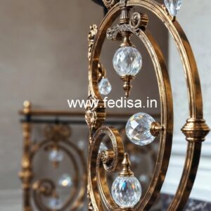 Stylish Crystal Brass Railings for Homes CR-1349