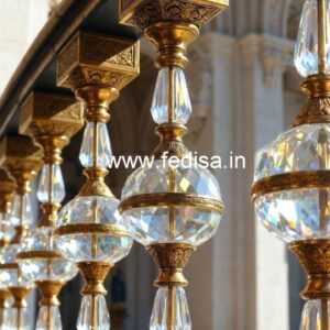 Premium Brass Crystal Railing Concepts CR-1352