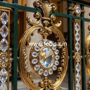 Luxury Brass Crystal Staircase Designs CR-1370