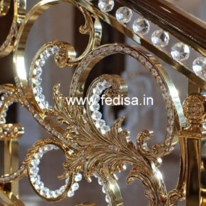 Premium Brass Crystal Railing Trends CR-1382