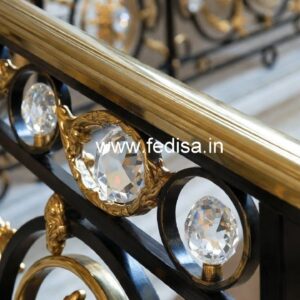 Designer Brass Crystal Staircase Concepts CR-1433