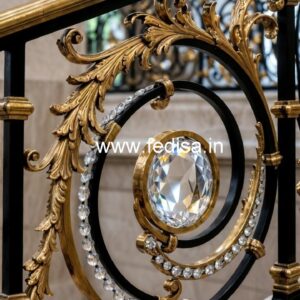 Premium Brass Crystal Railings for Luxury Design CR-1463