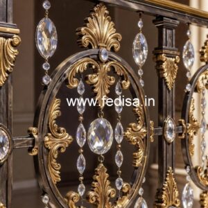 Best Brass Crystal Railings for Luxury Homes CR-1470