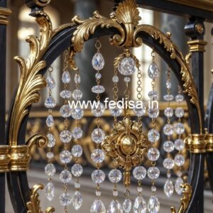 Elegant Brass Crystal Staircase Inspiration CR-1472