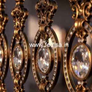Royal Brass Crystal Railings for Modern Villas CR-1509