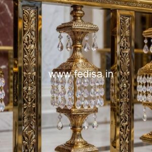 Luxury Brass Crystal Railings for Architecture CR-1517