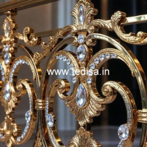 Stunning Brass Crystal Railing Inspiration CR-1528