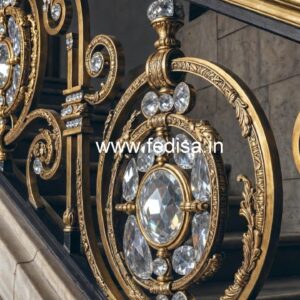 Modern Luxury Brass Crystal Railings CR-1533