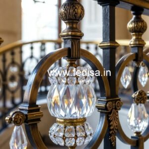 High-End Brass Crystal Railing Styles CR-1537