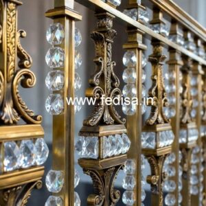 Premium Quality Brass Crystal Railings CR-1545
