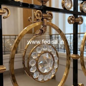 Artistic Crystal Brass Railings CR-1568