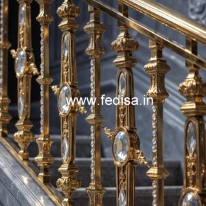 Classic Interior Brass Crystal Railings CR-1597