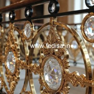 High-End Brass Crystal Railing Concepts CR-1629