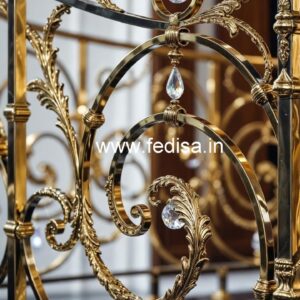 Luxury Brass Crystal Railings for Homes CR-1647