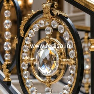 Royal Interior Brass Crystal Railings CR-1660