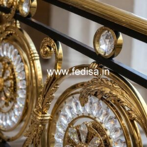 Premium Brass Crystal Railing Ideas CR-1690