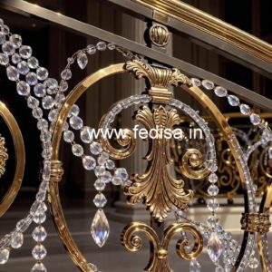 Premium Brass Crystal Railings for Design Ideas CR-1709