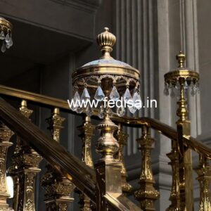 Custom Brass Crystal Railing Designs CR-1725