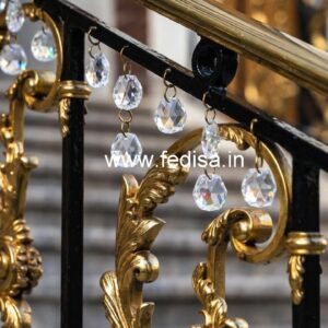 Designer Brass Crystal Railings for Duplex CR-1740