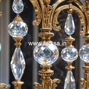 Luxury Stair Railings with Brass Crystal CR-1745