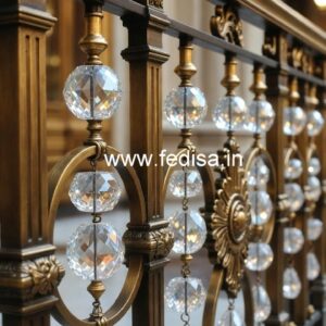 Premium Brass Crystal Staircase Designs CR-1748