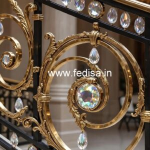 Stylish Brass Crystal Railings for Architecture CR-1756
