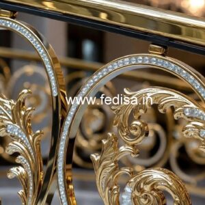 Premium Brass Crystal Railings for Interior Design CR-1781