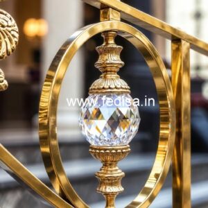Luxury Brass Crystal Railings for Home Interiors CR-1782