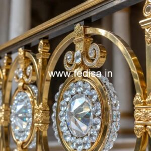 Premium Brass Crystal Railings for Decor CR-1787