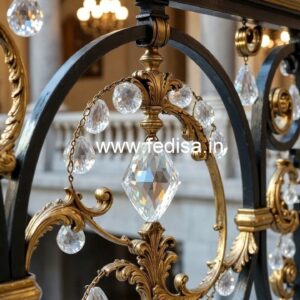 Best Brass Crystal Railing Ideas for Luxury Homes CR-1797