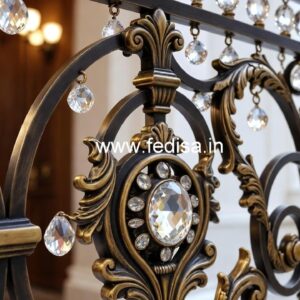 Luxury Brass Crystal Railings for Classic Homes CR-1803