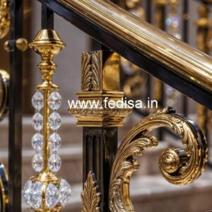 Premium Brass Crystal Railings for Stylish Interiors CR-1809