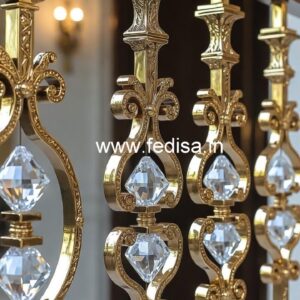 Royal Brass Crystal Railings for Modern Villas CR-1813