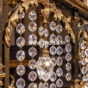 Luxury Brass Crystal Railings for Modern Living CR-1816