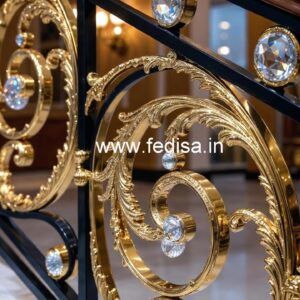 Premium Brass Crystal Railings for Classic Homes CR-1819