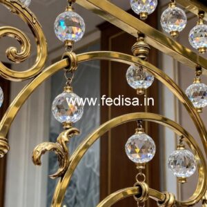Premium Brass Crystal Railings for Design CR-1820
