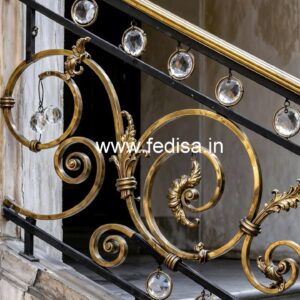 Stylish Brass Crystal Railings for Modern Homes CR-1822