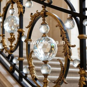 Modern Luxury Brass Crystal Railings CR-1837