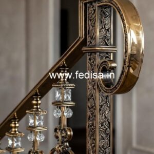 Premium Interior Brass Crystal Railings CR-1842