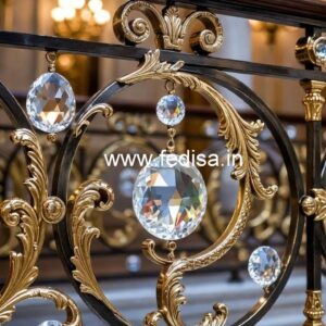 Trending Brass Crystal Railing Designs 2032 CR-1846