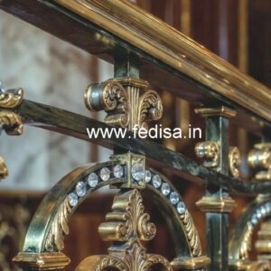 Brass Crystal Balcony Railing Ideas CR-1860