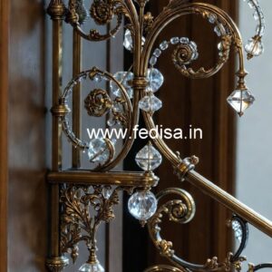 Luxury Brass Railings with Crystal Detailing CR-1861